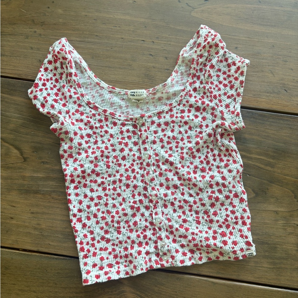 Billabong floral tee
